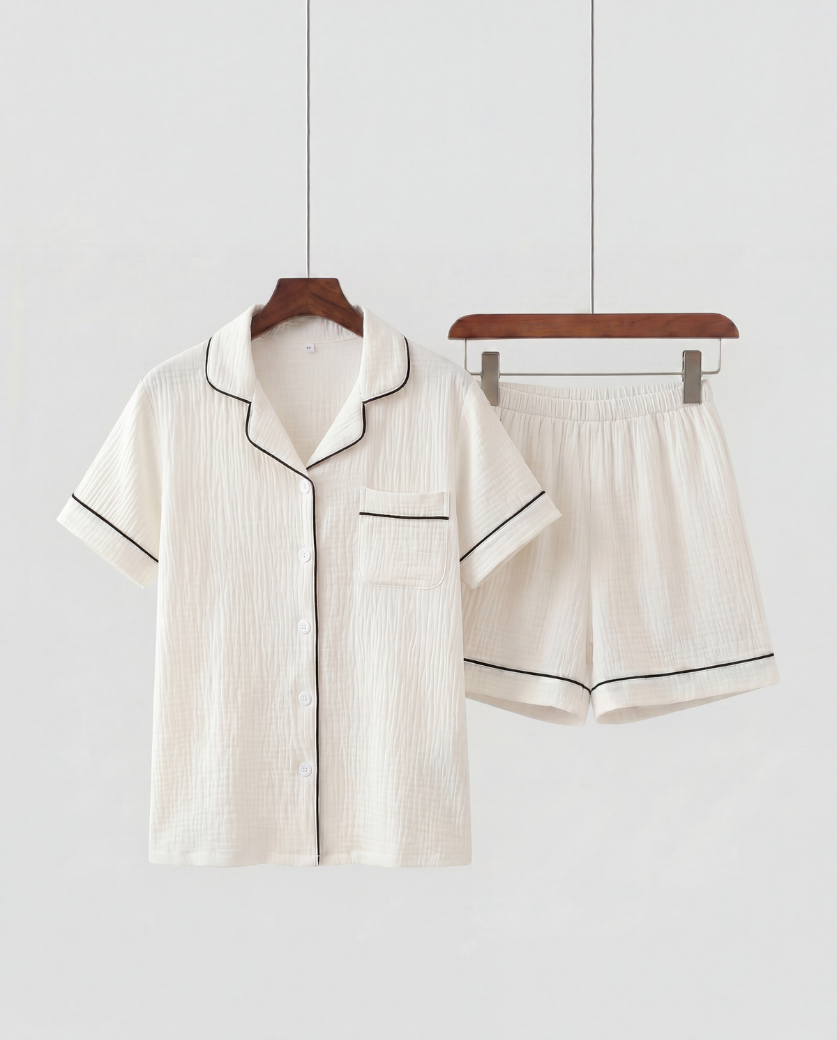 Pyjama en Mousseline de Coton Vaxau™ — Douceur Absolue