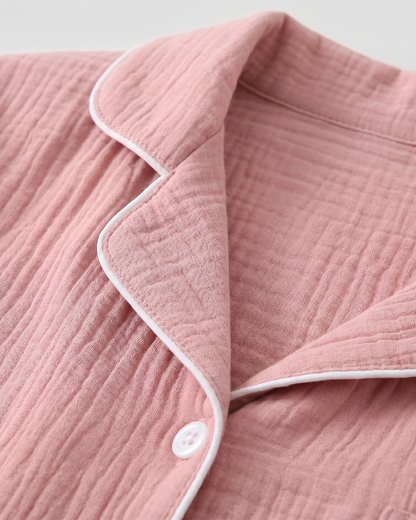Pyjama en Mousseline de Coton Vaxau™ — Douceur Absolue