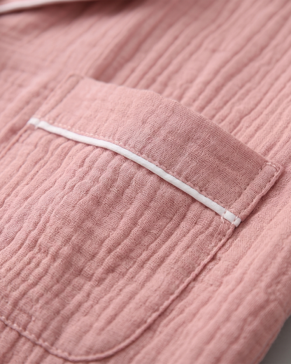 Pyjama en Mousseline de Coton Vaxau™ — Douceur Absolue