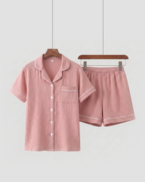 Pyjama en Mousseline de Coton Vaxau™ — Douceur Absolue