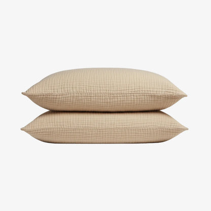 Taies d'Oreiller en Mousseline de Coton Vaxau™ — Lot de 2