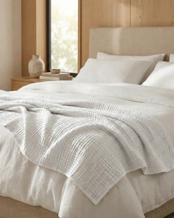 Couverture en Mousseline de Coton Vaxau™ — 100 % naturelle